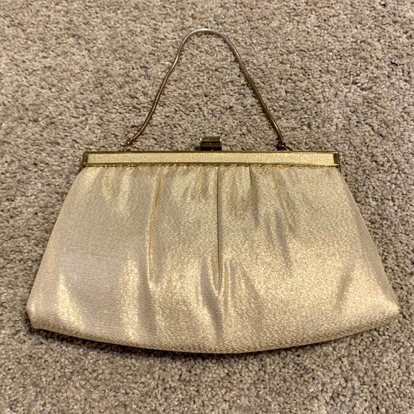 Vintage Gold Evening/Clutch - Picture 2 of 3